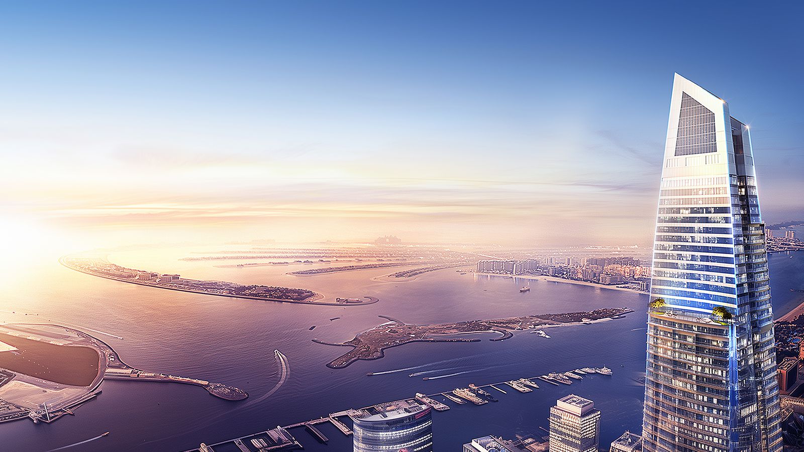 DAMAC Heights render, Dubai