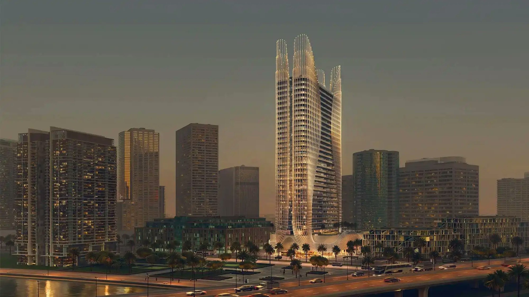 Binghatti Skyhall render, Dubai