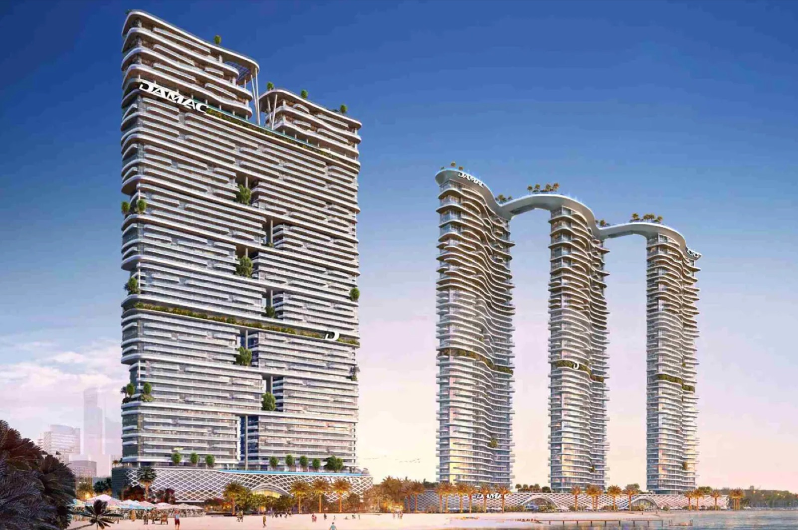 Рендер Skycrest от DAMAC, Дубай