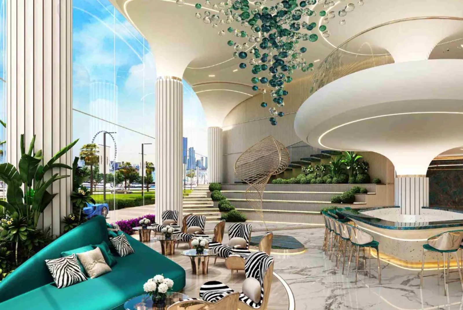Рендер Skycrest от DAMAC, Дубай