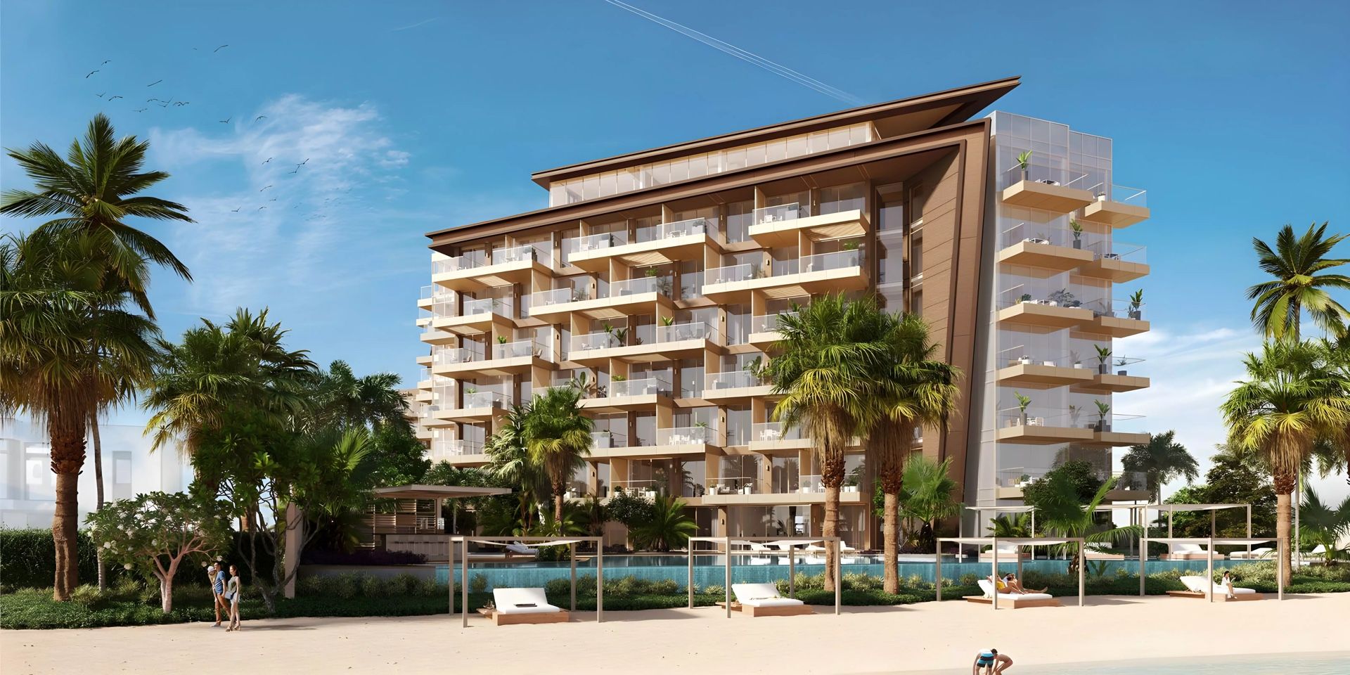 Ellington Beach House render, Dubai
