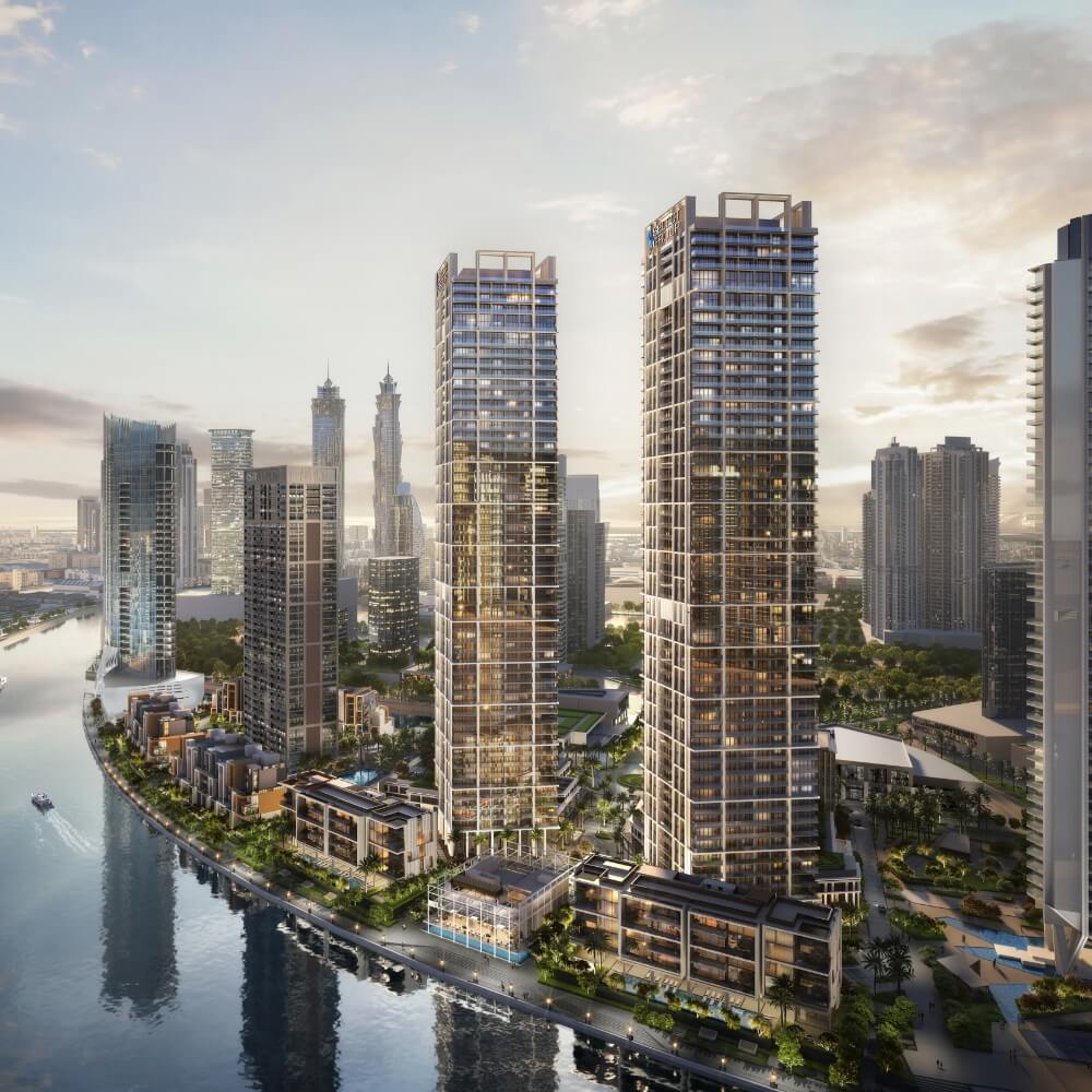 Peninsula canal-front towers, Business Bay, Dubai