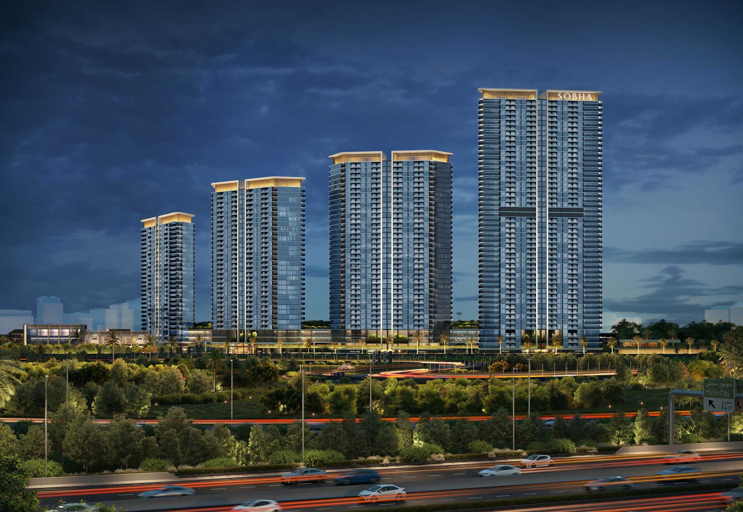 Sobha Solis render, Dubai